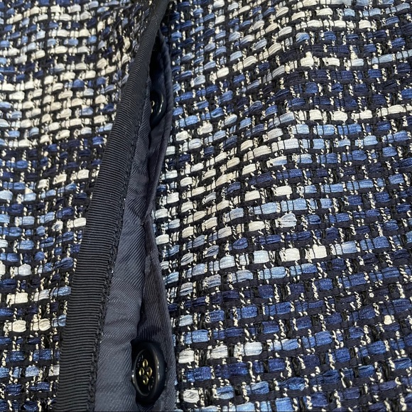 COACH 1941 Poppy Blue Phoebe Tweed Blazer Jacket - Picture 9 of 16